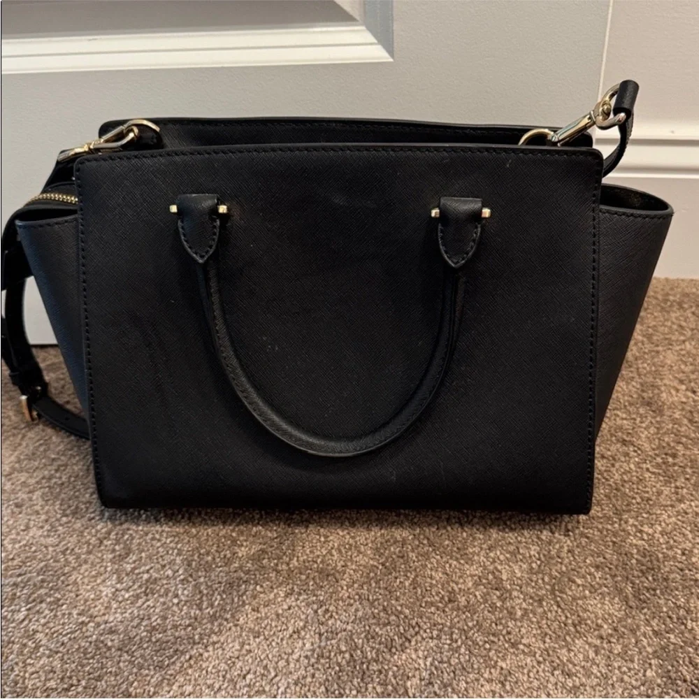 Michael Kors Black Satchel Bag